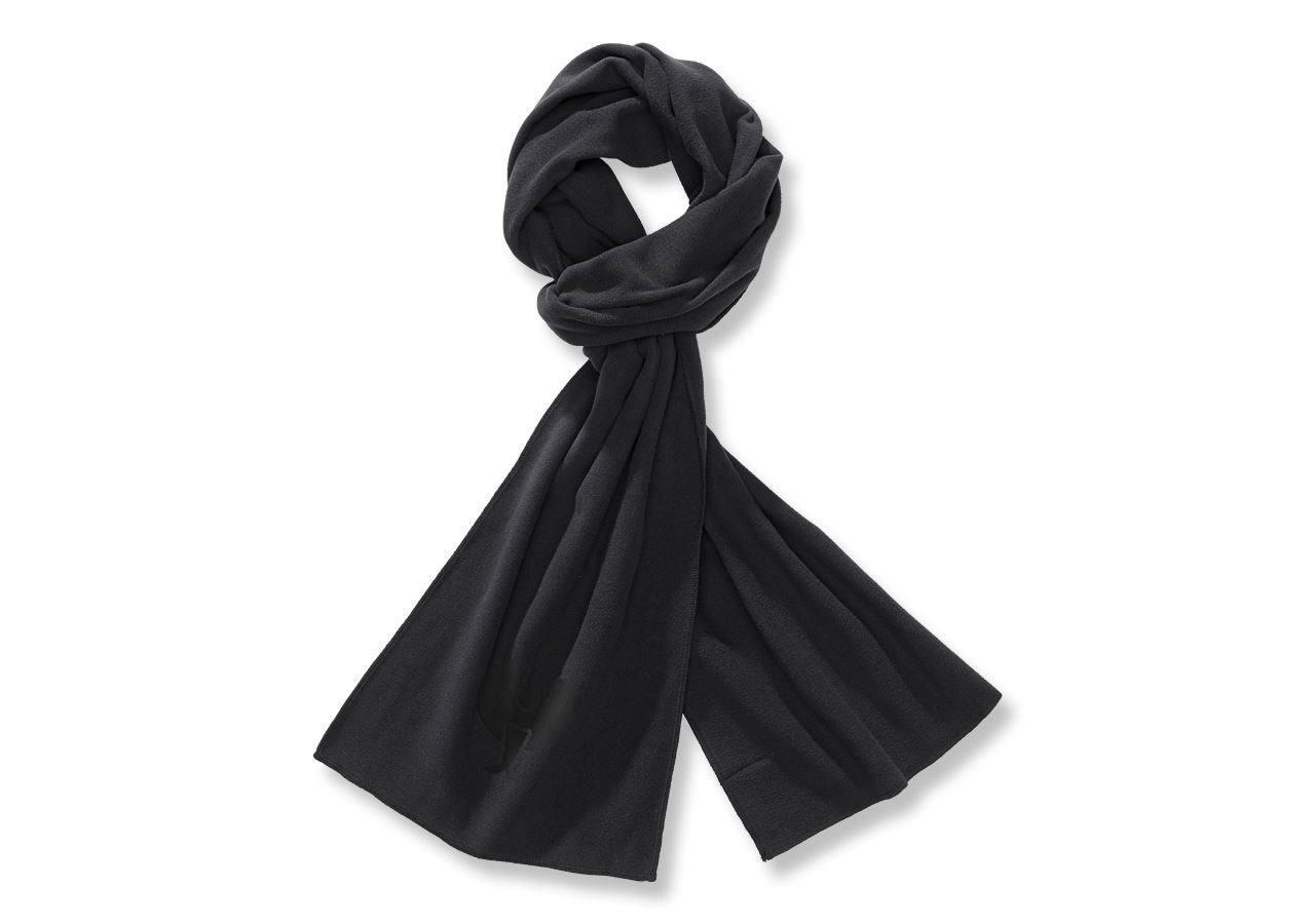 Tilbehør: e.s. FIBERTWIN® microfleece halstørklæde + sort