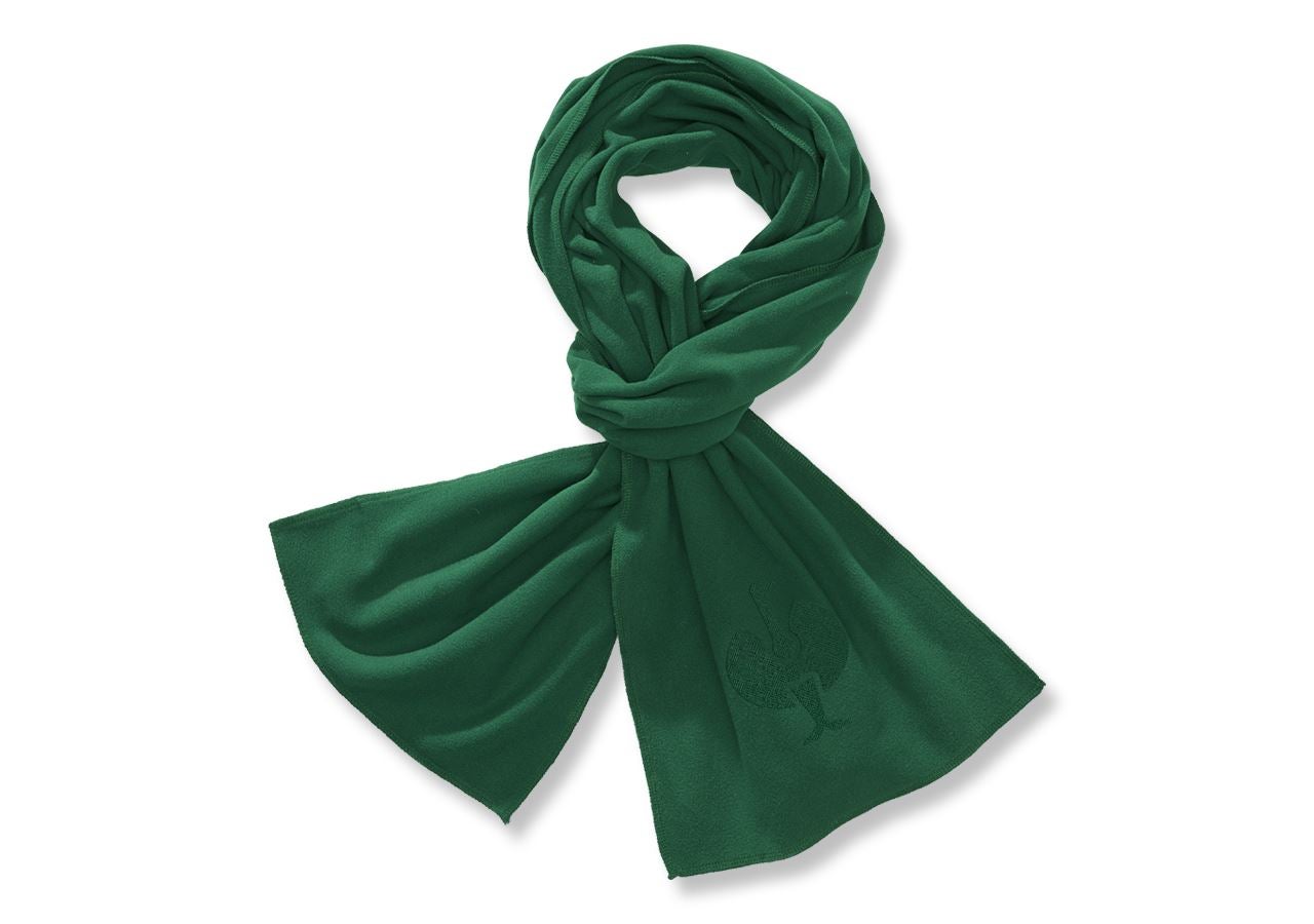 Cold: e.s. FIBERTWIN® microfleece scarf + green
