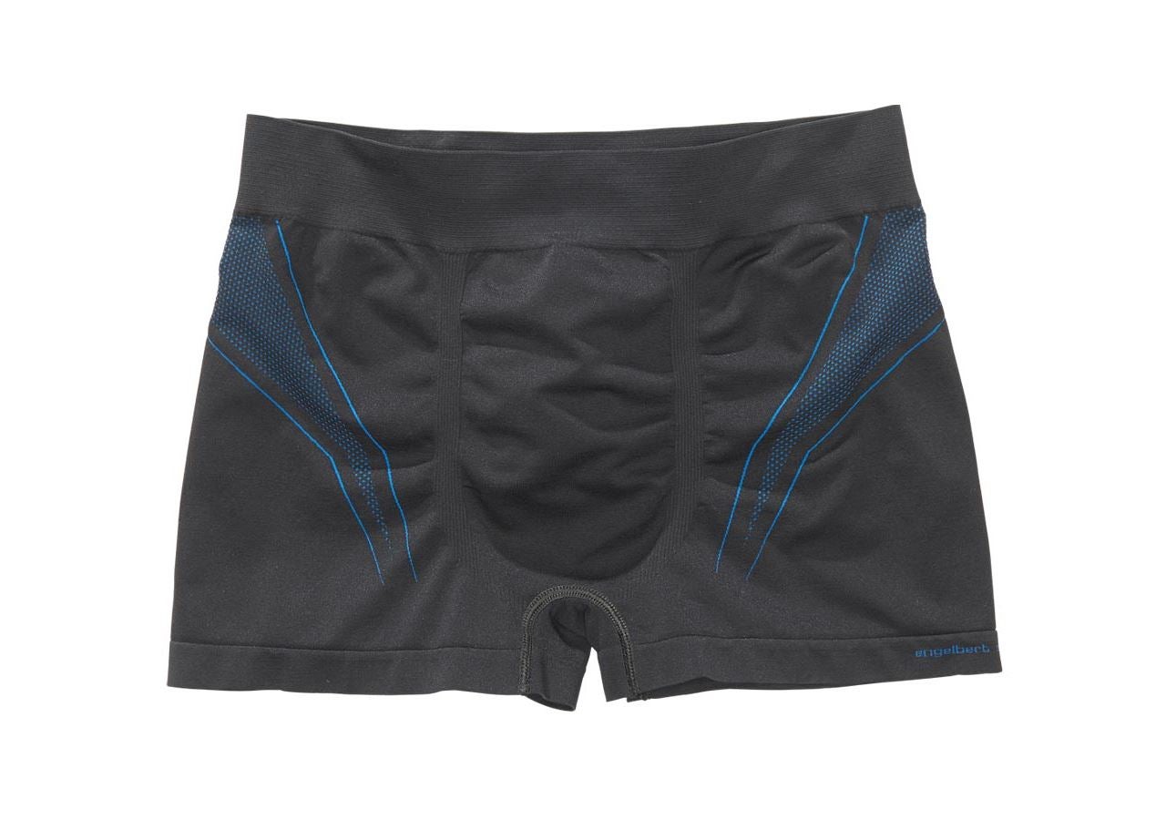Underwear | Functional Underwear: e.s. functional pants seamless - warm + black/gentian blue