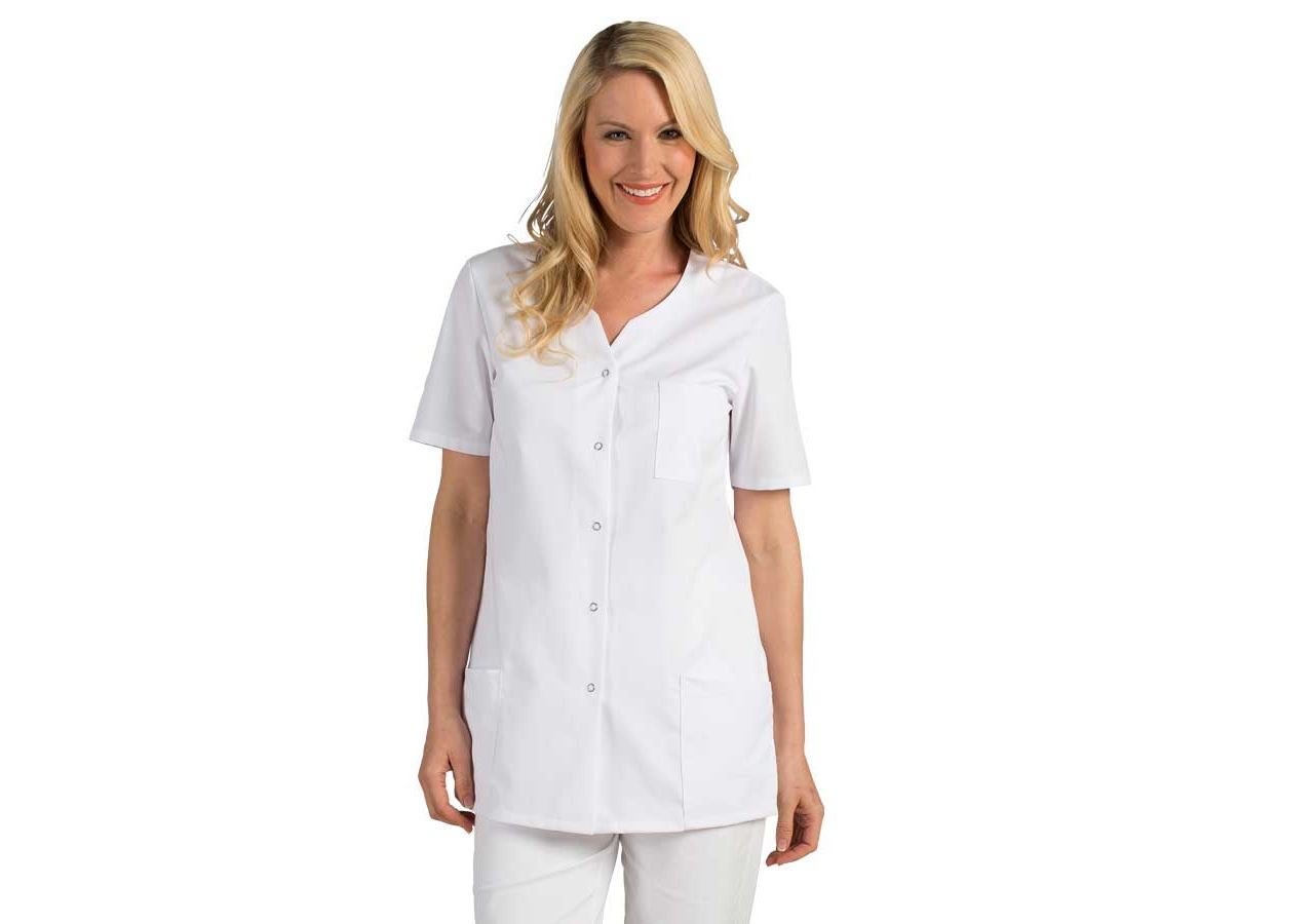 T-Shirts, Pullover & Skjorter: Tunika Anita + hvid