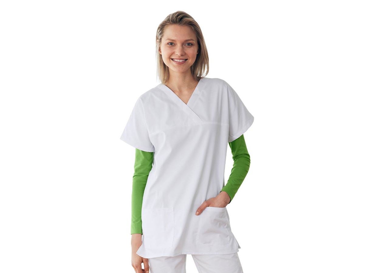T-Shirts, Pullover & Skjorter: Tunika Viola + hvid