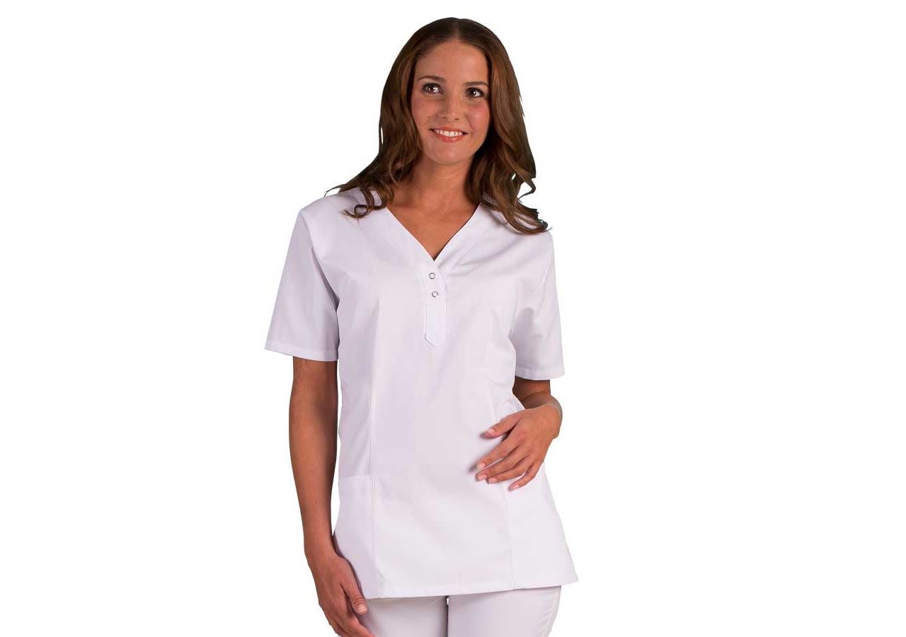 T-Shirts, Pullover & Skjorter: Tunika Julica + hvid