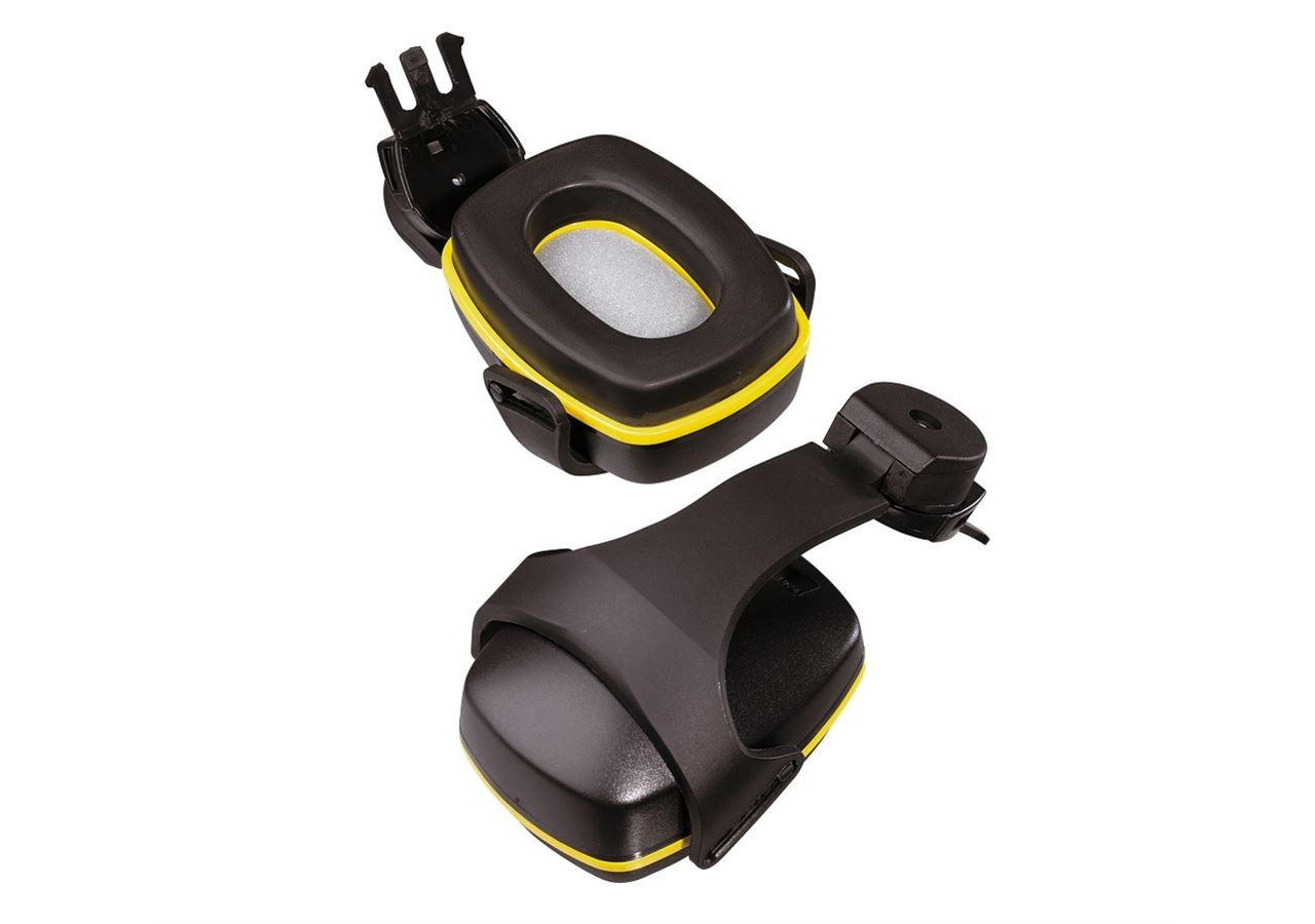 Accessories: Spare hearing protectors + black/yellow