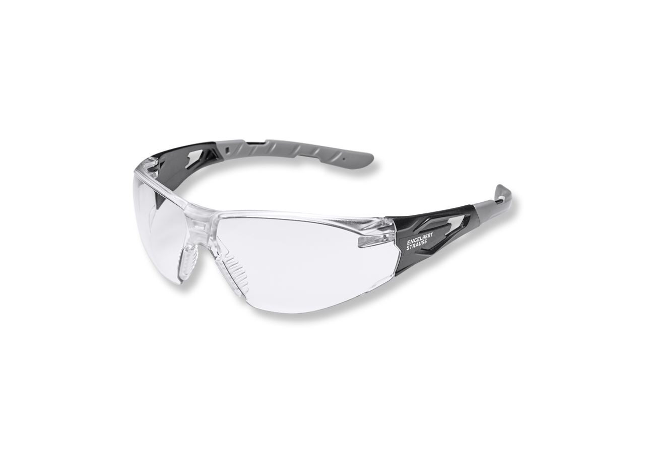 Sikkerhedsbriller: e.s. Damebeskyttelsesbriller Wise + klar-transparent/sort