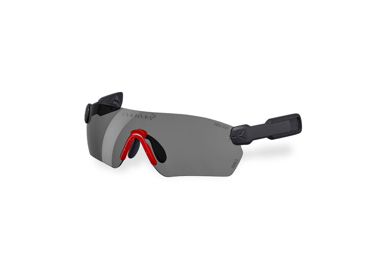 Sikkerhedsbriller: e.s. beskyttelsesbriller  Protos® Integral + beklædt med grå spejlbelægning