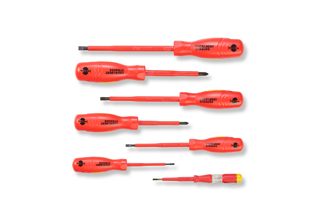 Screwdrivers: e.s. 7-part VDE screwdriver set