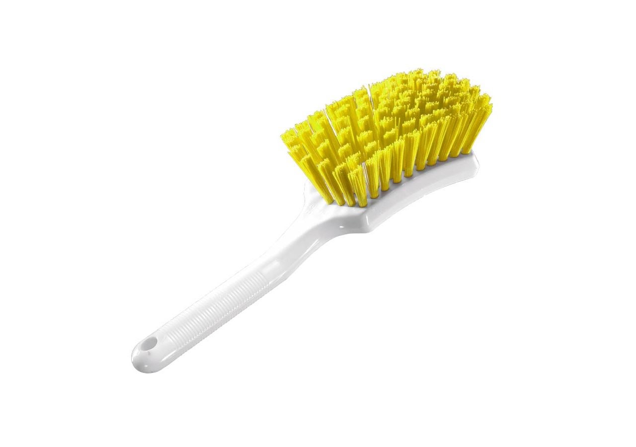 Brooms | Brushes | Scrubbers: Handled hand brush + yellow