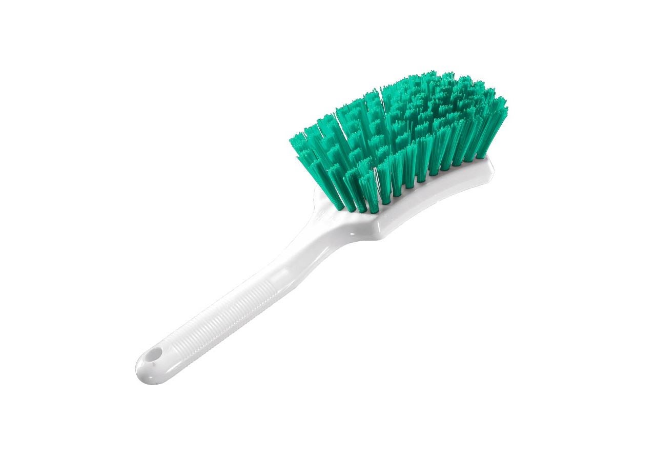 Brooms | Brushes | Scrubbers: Handled hand brush + green