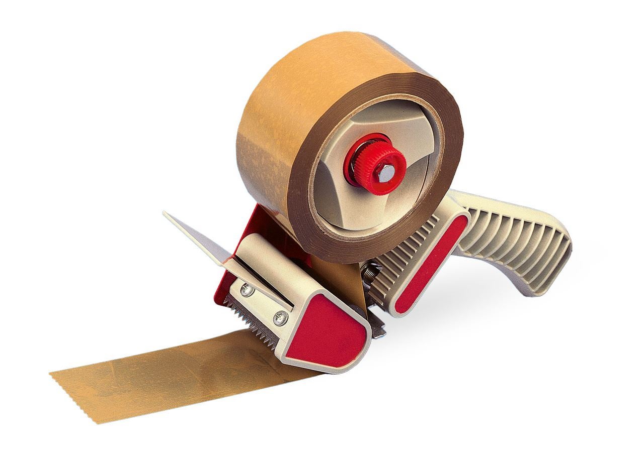 Package tape: Hand dispenser for packaging tape