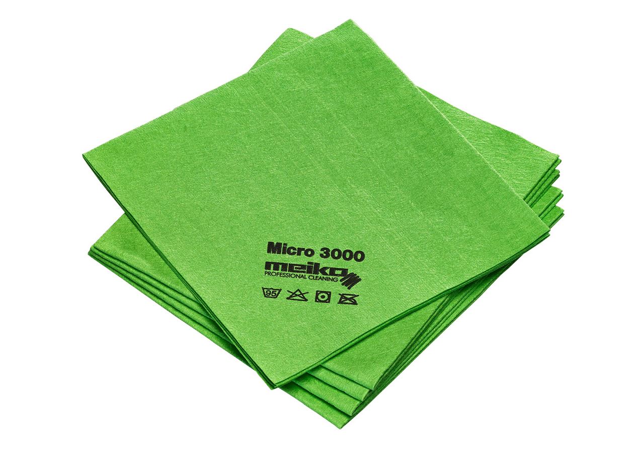 Klude: Microfiberklude MICRO 3000 + grøn