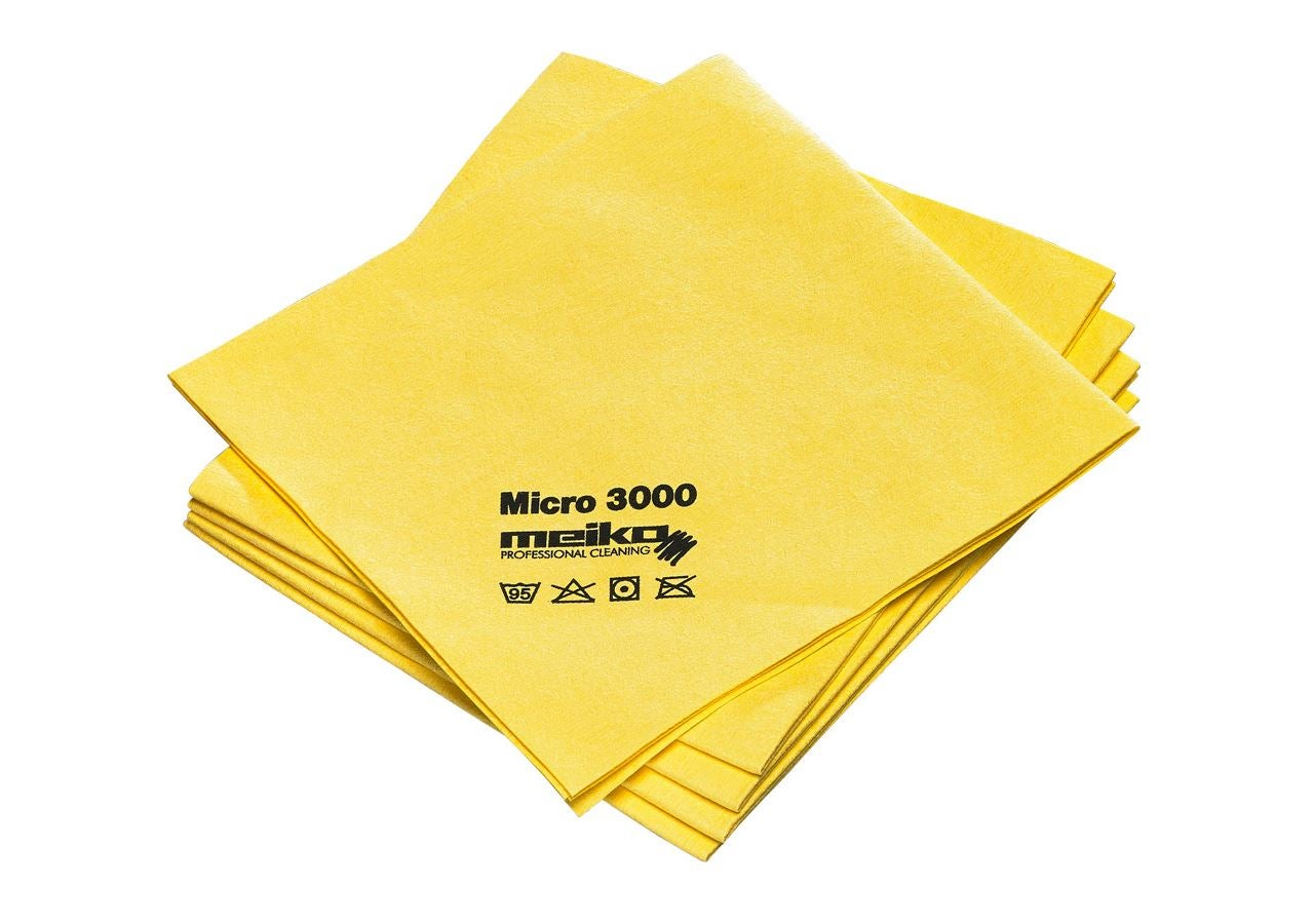 Cloths: Microfibre cloths MICRO 3000 + yellow