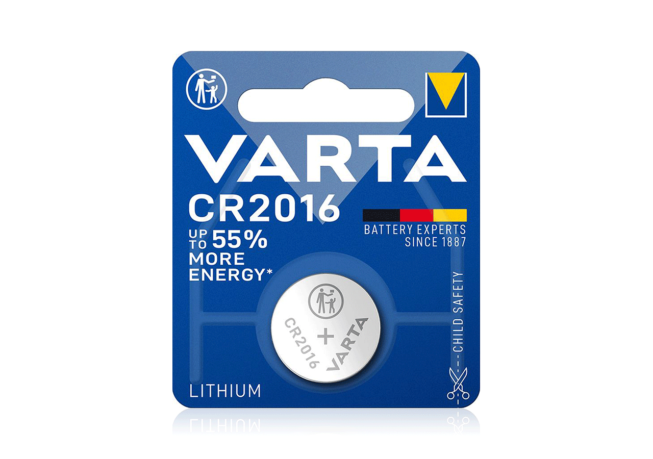 Elektronik: VARTA knapbatterier CR2016