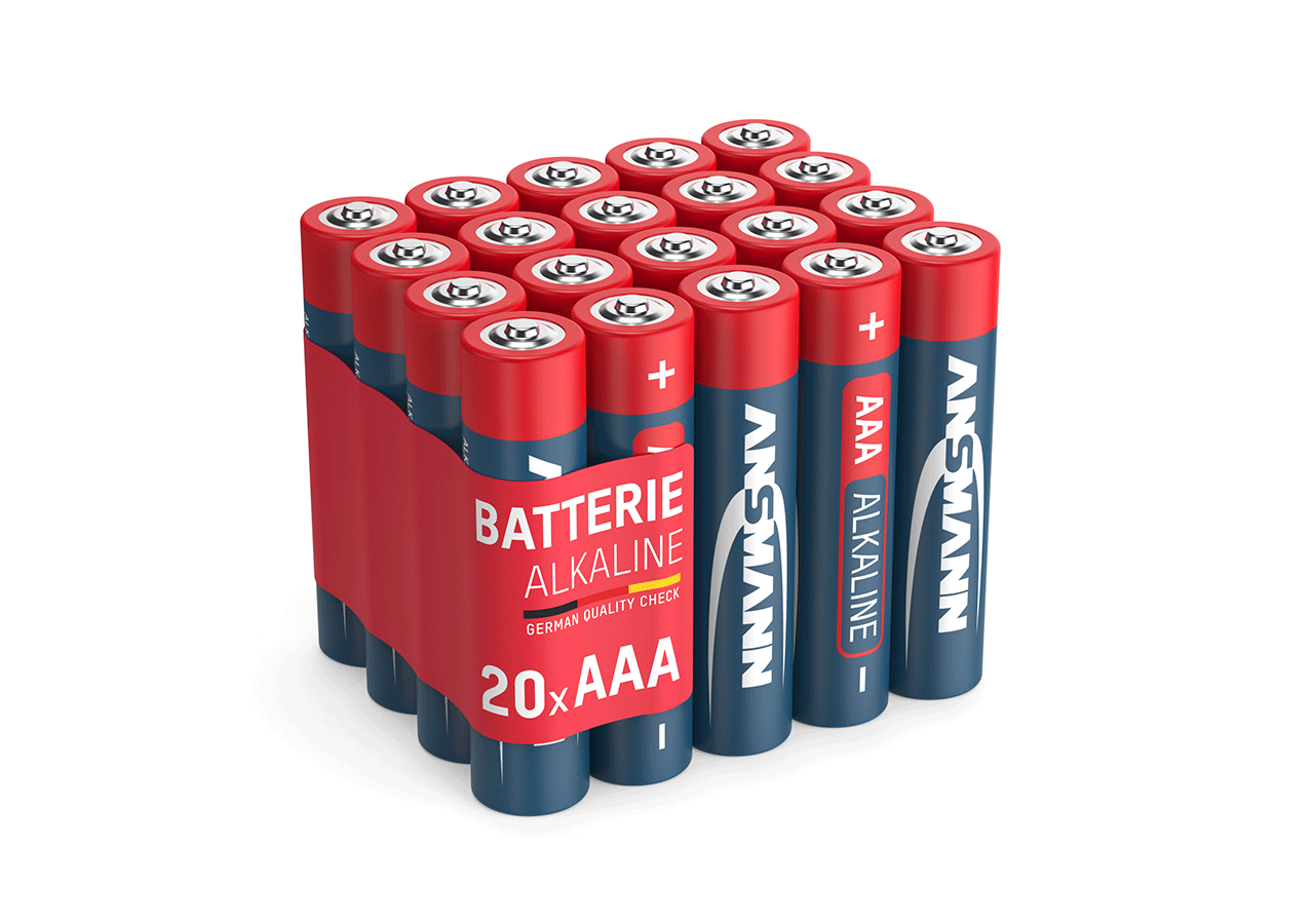 Electronics: Ansmann Micro AAA Batteries- economy pack,20 Items