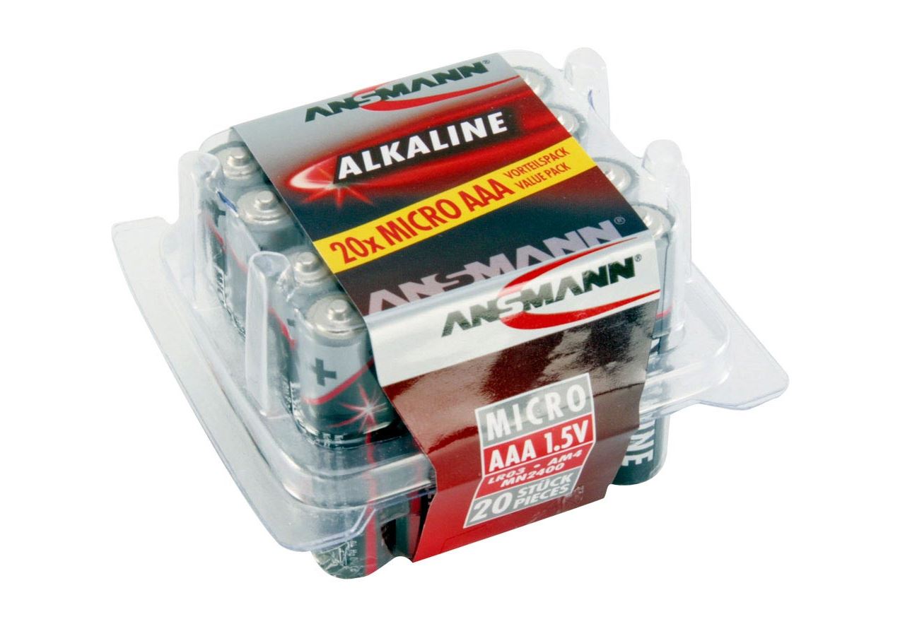 Elektronik: Ansmann batterier - sparepakke med 20 stk.