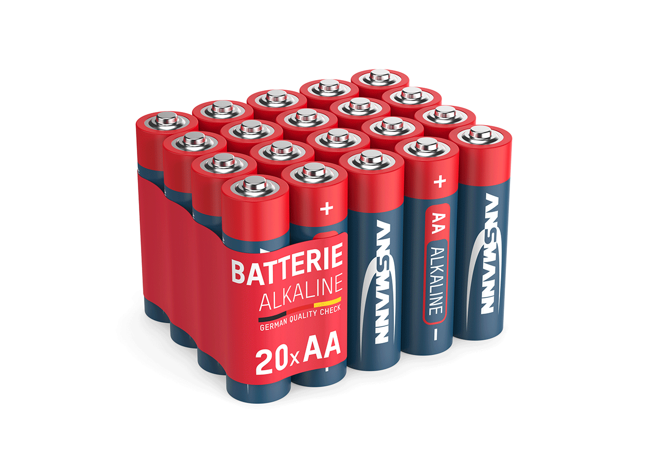 Elektronik: Ansmann Mignon AA batterier - sparepakke med 20stk