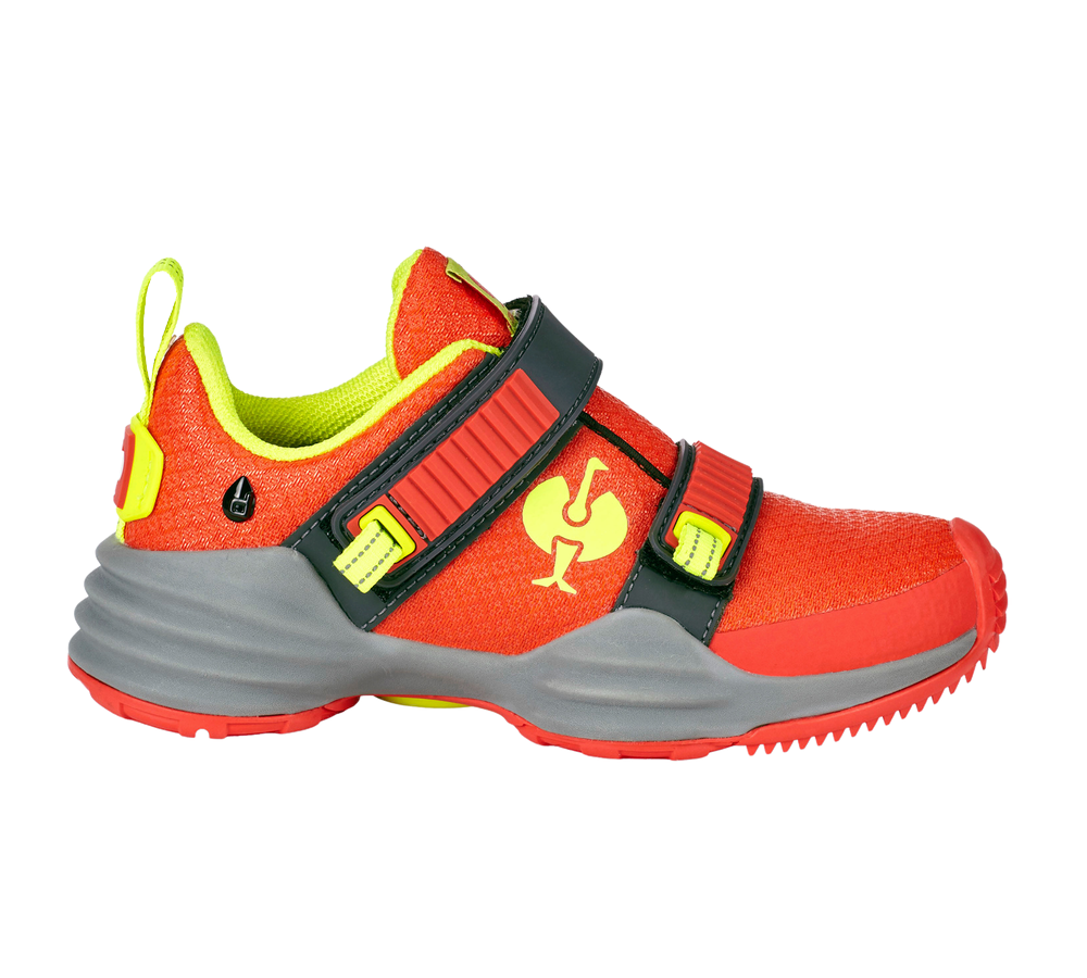 Footwear: Allround shoes e.s. Waza, children's + solarred/high-vis yellow