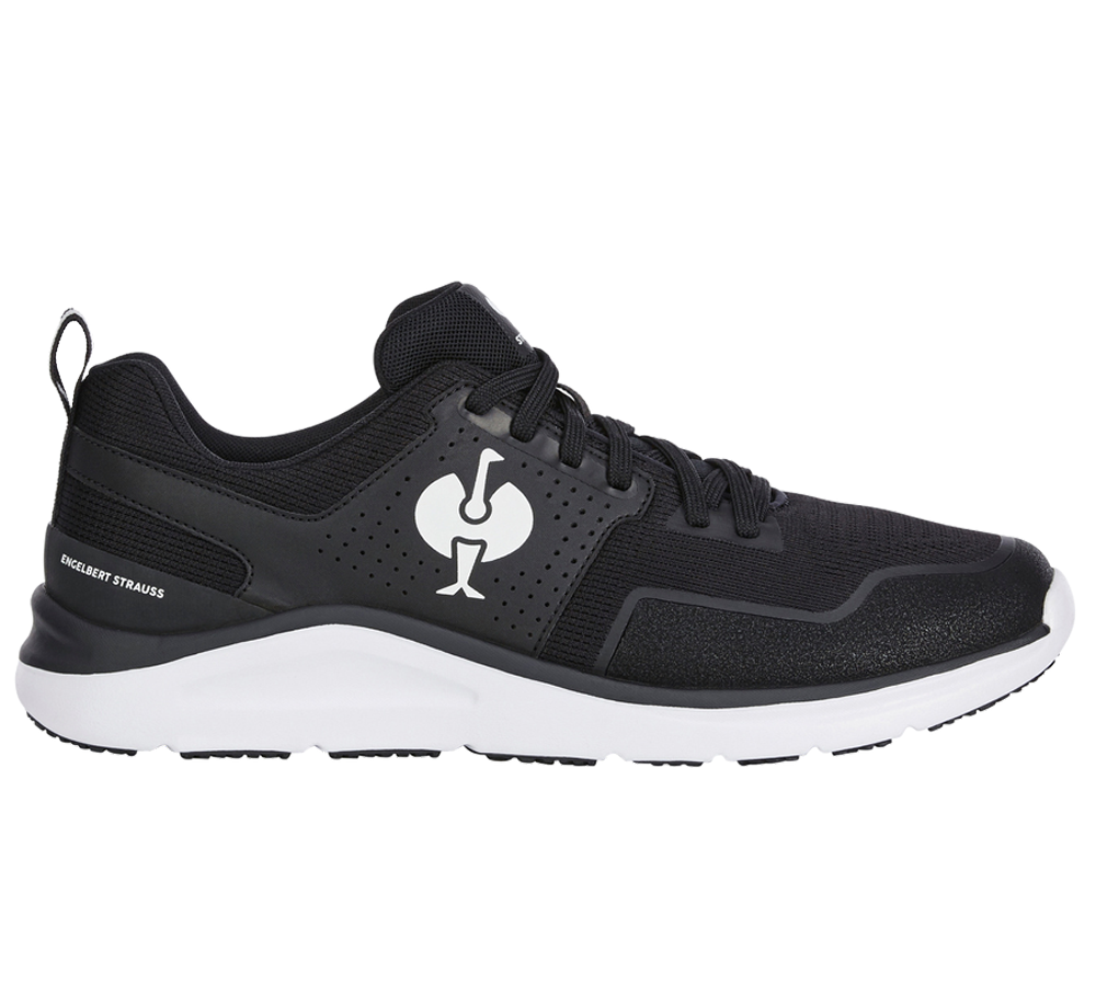 Footwear: O1 Work shoes e.s. Antibes low + black/white