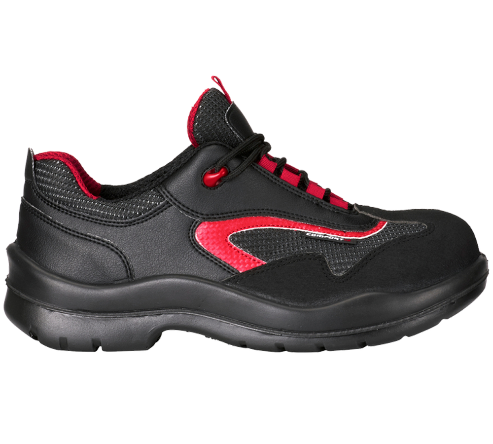 S1P: S1P Safety shoes Comfort12 + black/red
