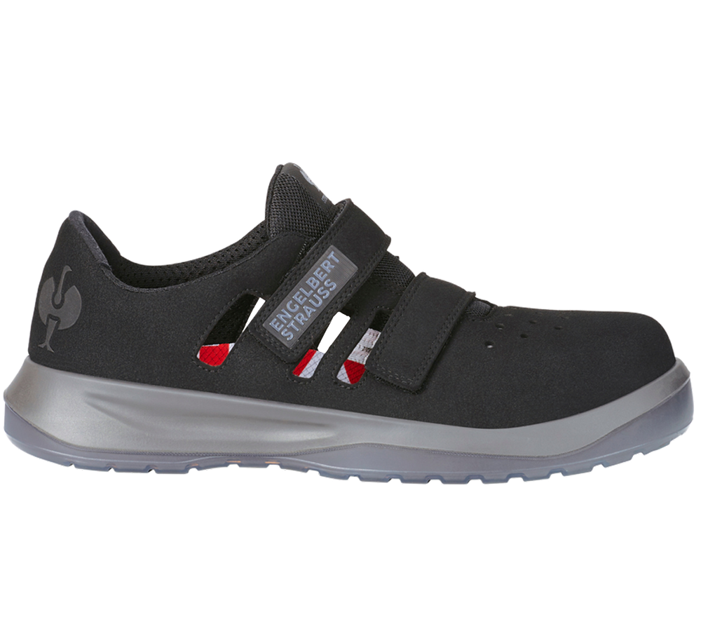 S1P	: S1P Safety sandals e.s. Banco + black/anthracite