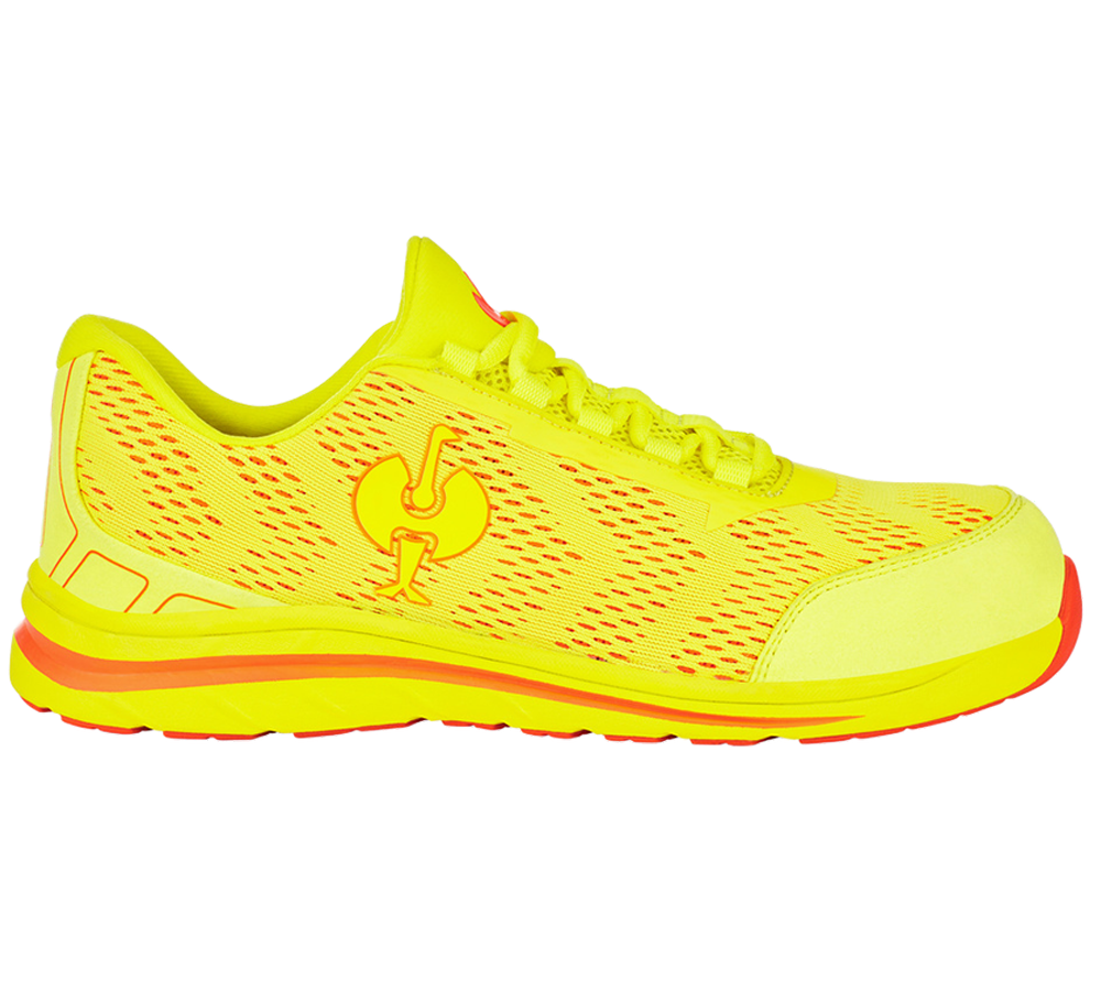 S1: S1 Safety shoes e.s. Tegmen III + high-vis yellow/high-vis orange