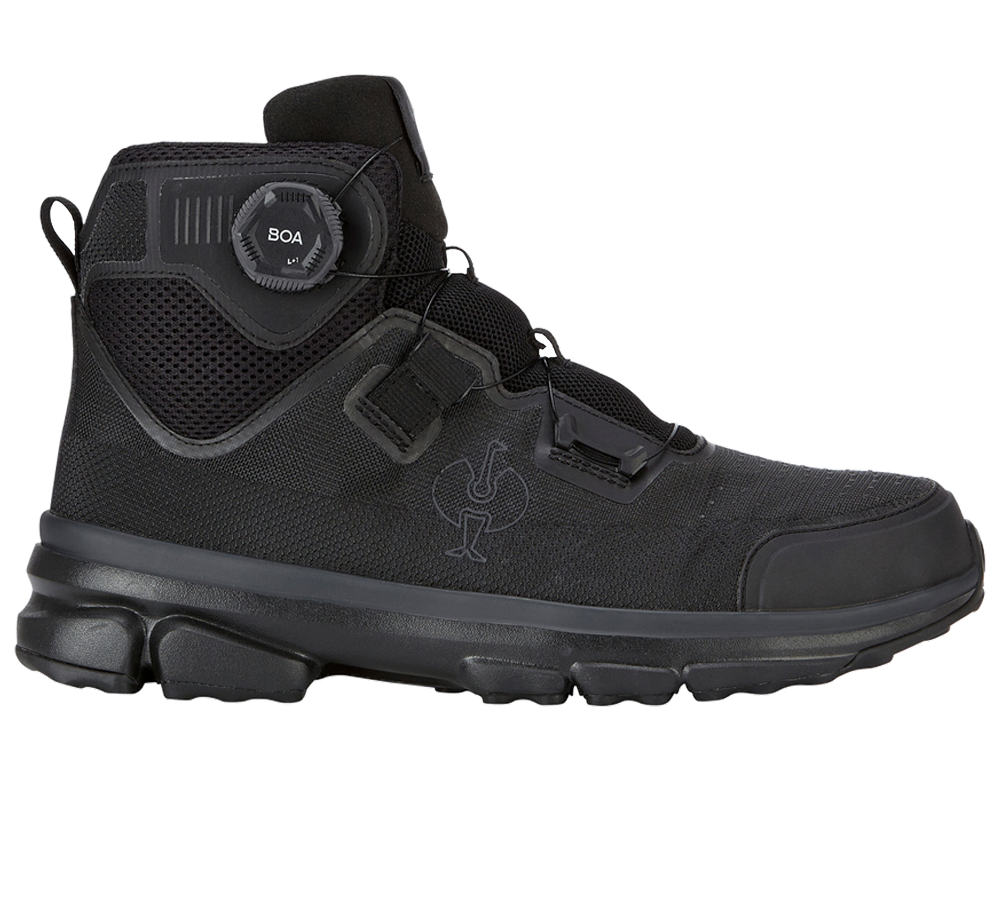 Footwear: S1 Safety boots e.s. Triest mid + black