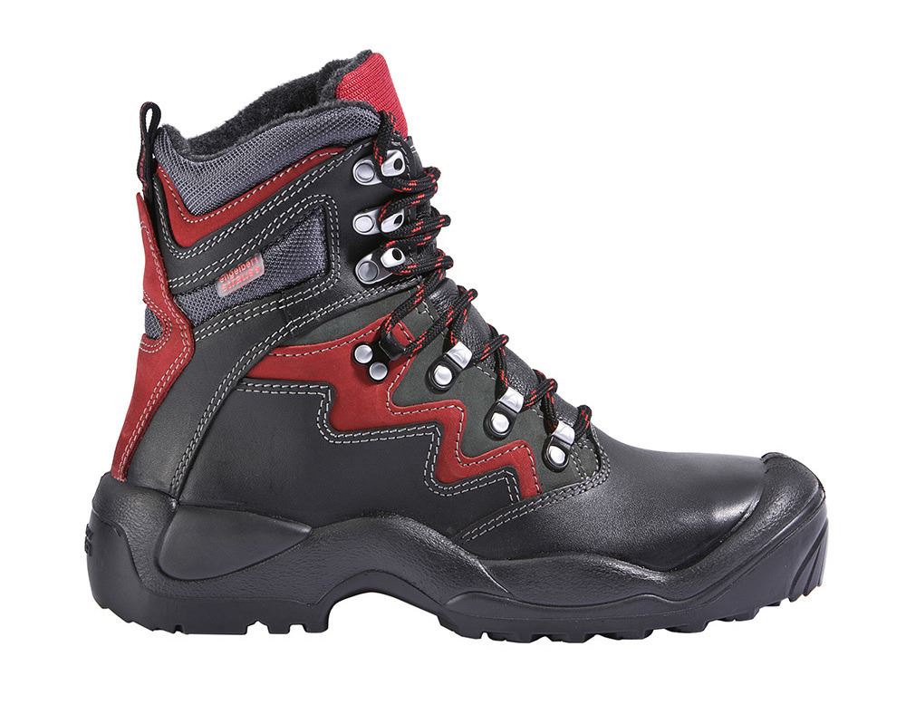 S3: S3 Winter safety boots Lech + black/anthracite/red