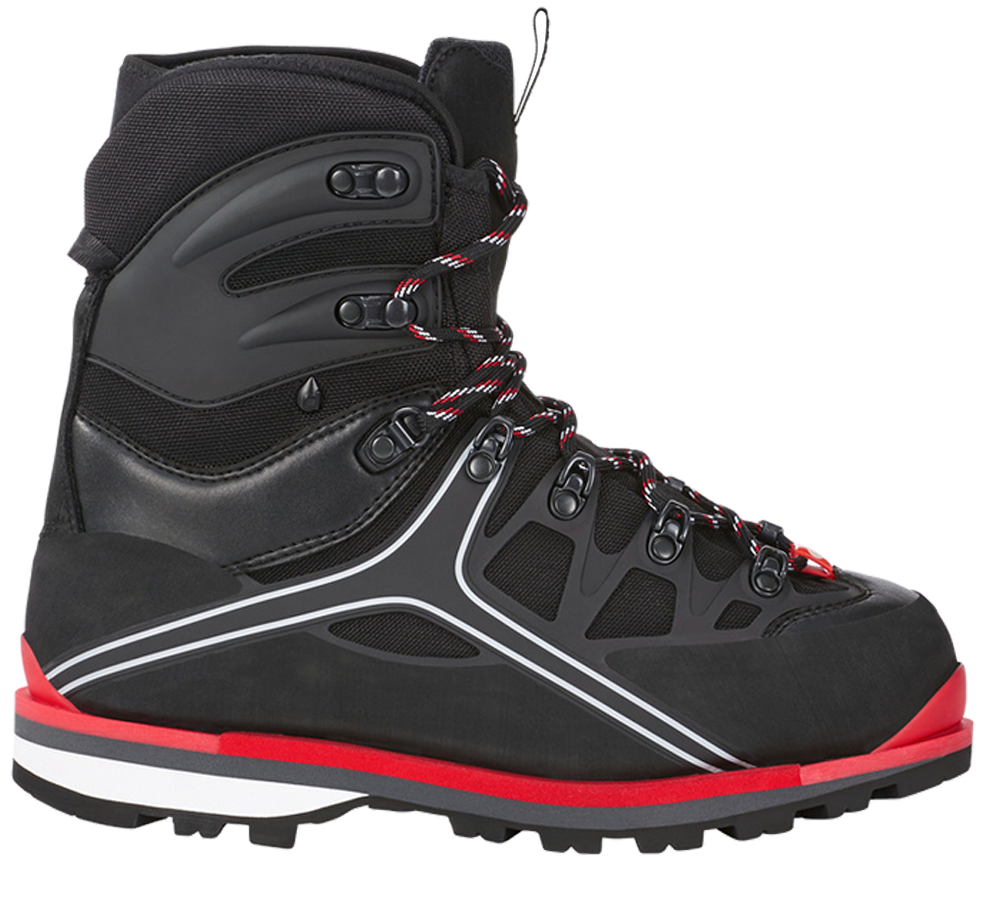 S3: e.s. S3 Safety boots Polyxo high + black/red