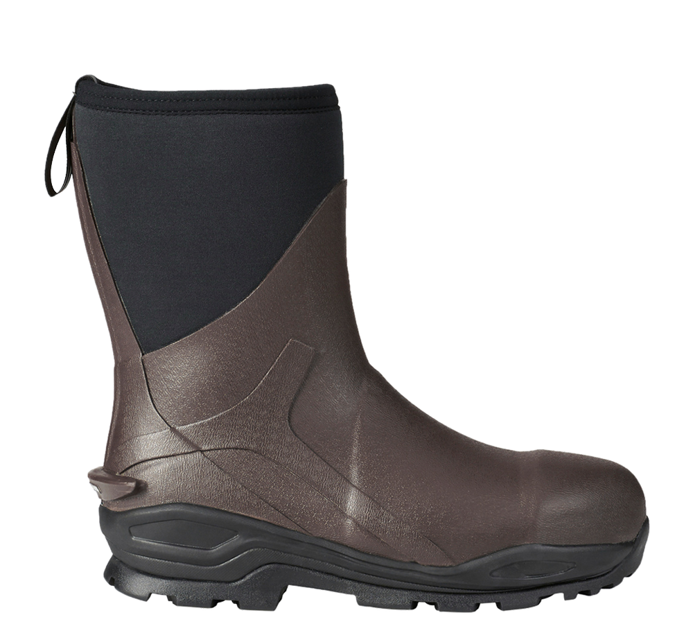 S5: e.s. S5 Neoprene safety boots Kore high + chestnut/black