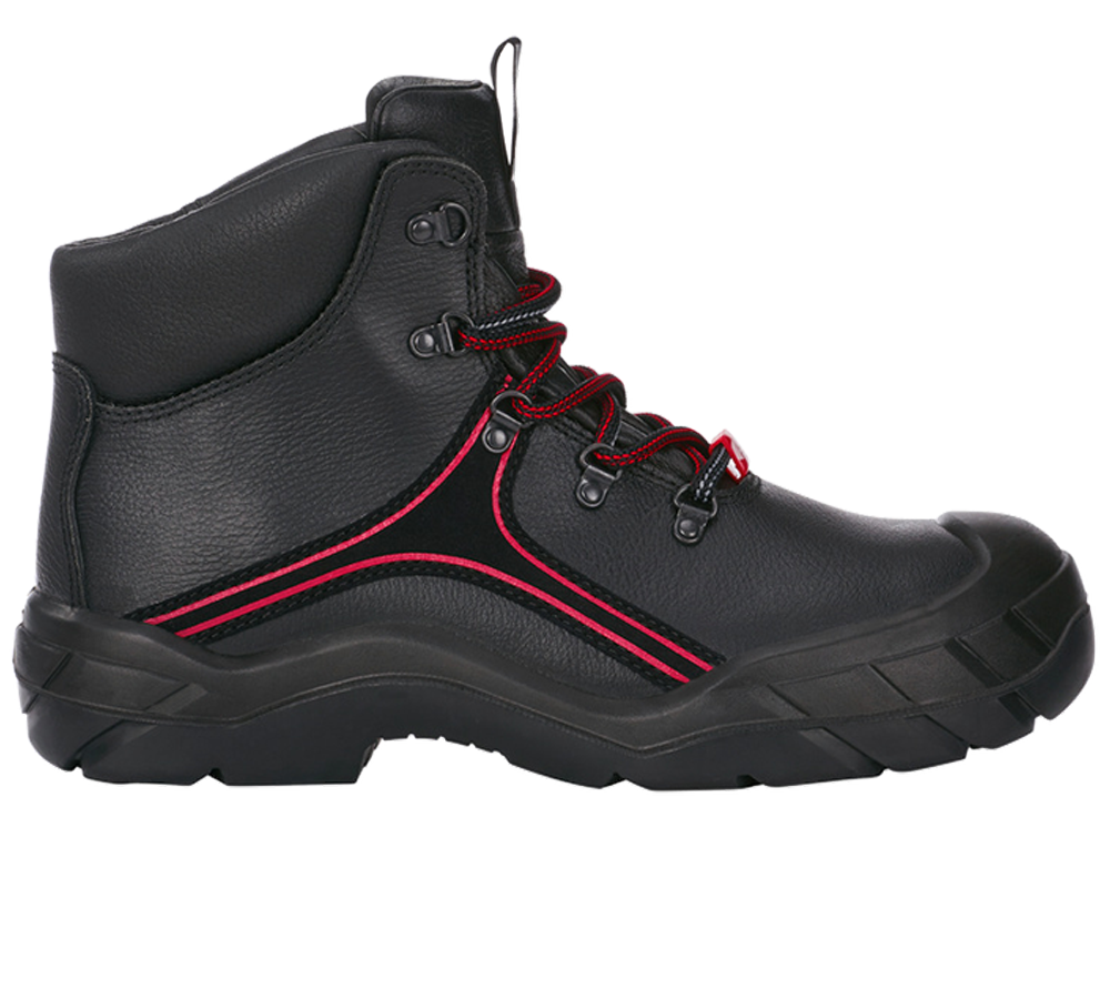 S3: e.s. S3 Safety boots Matar + black/red
