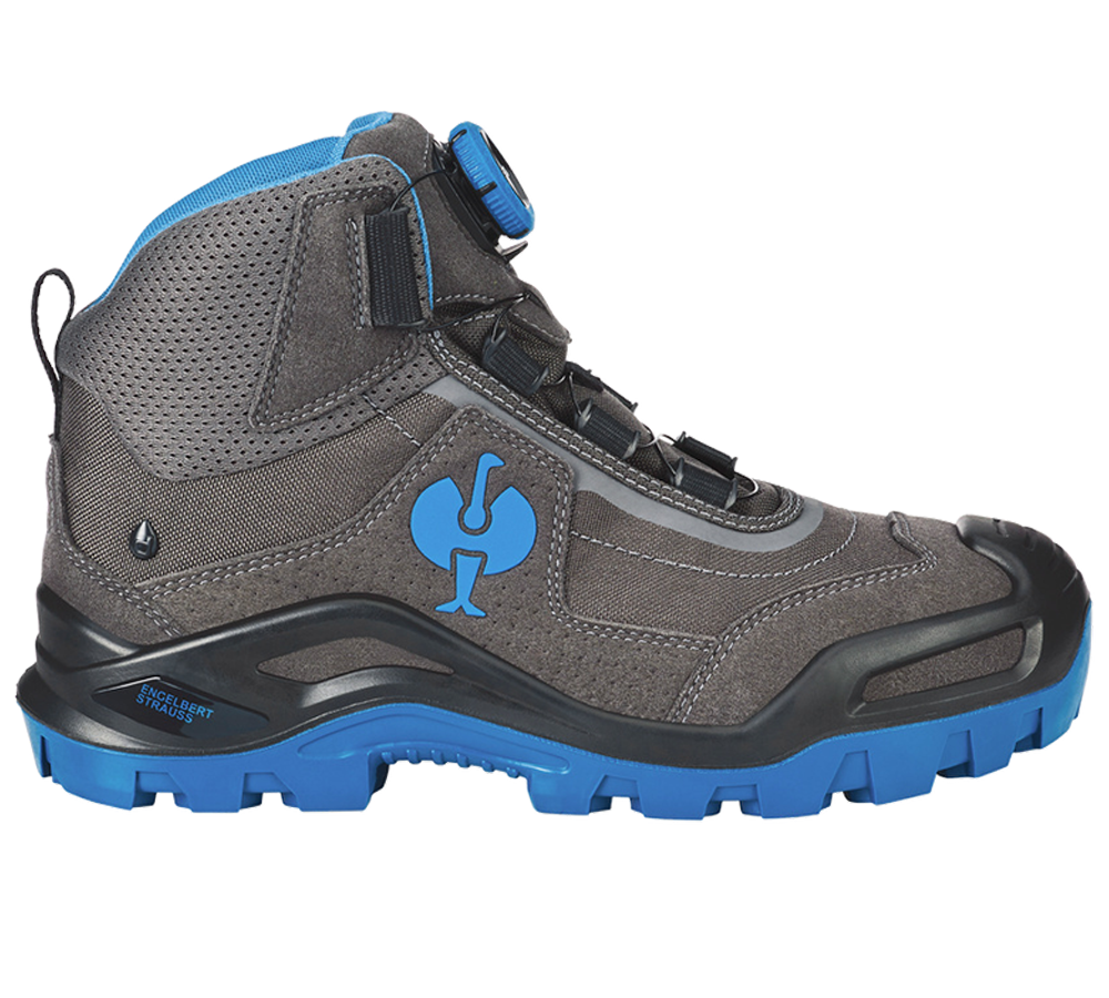 S3: S3 Safety boots e.s. Kastra II mid + titanium/gentianblue