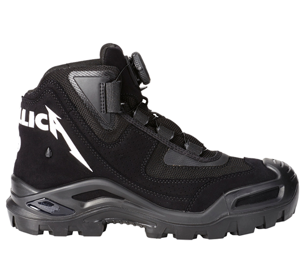 Sko: Metallica safety boots + sort