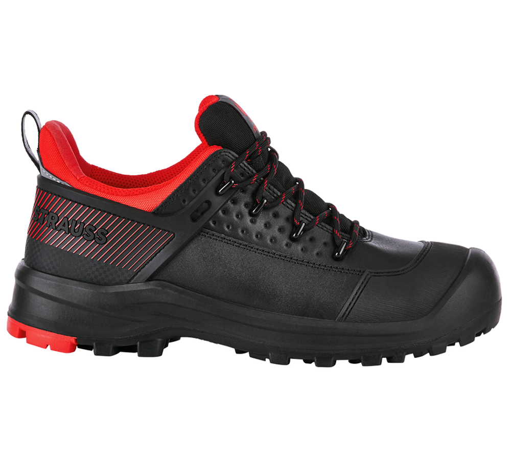 Footwear: S3 Safety shoes e.s. Katavi low + black/red