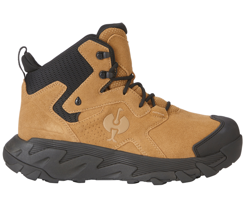 Footwear: S7S Safety boots e.s. Turin mid + almondbrown