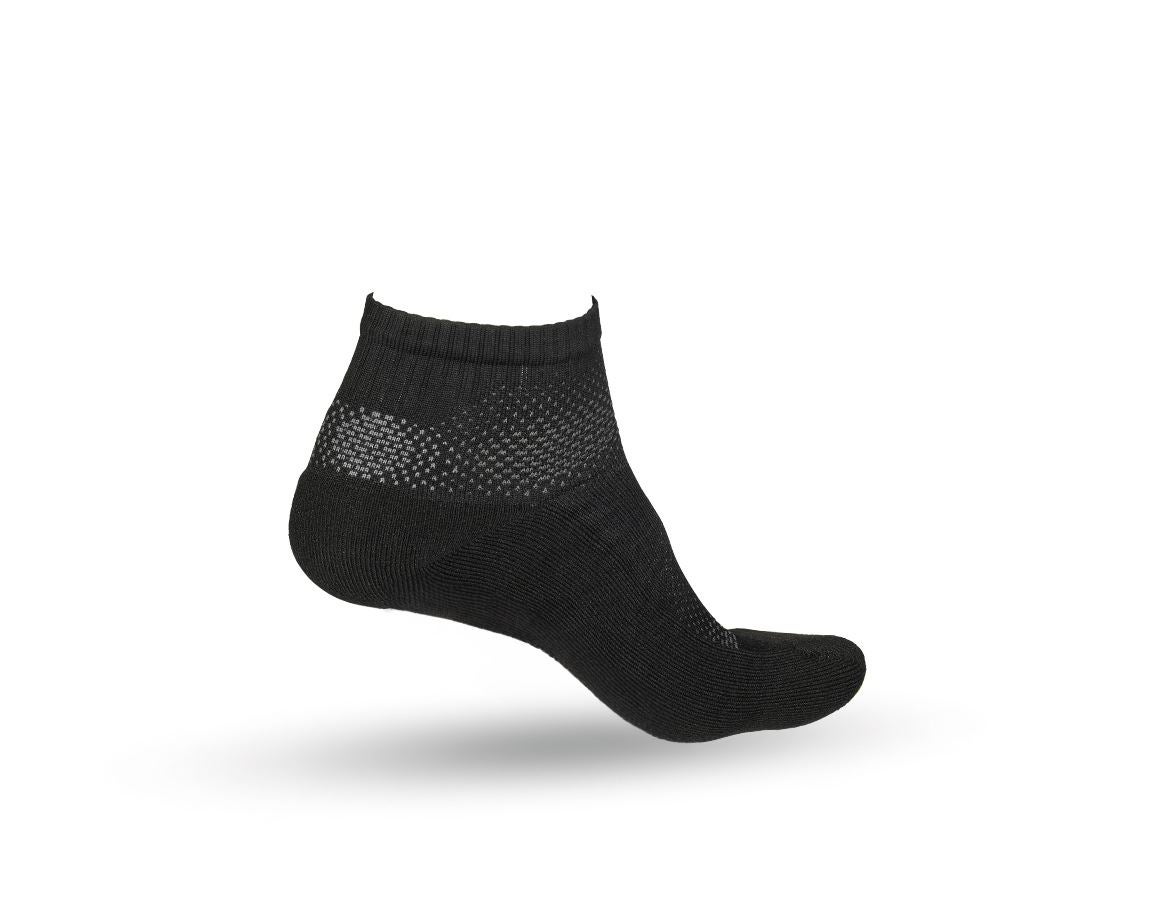 Sokker | Strømper: e.s. Allseason sokker Function light/low + sort/strauss rød