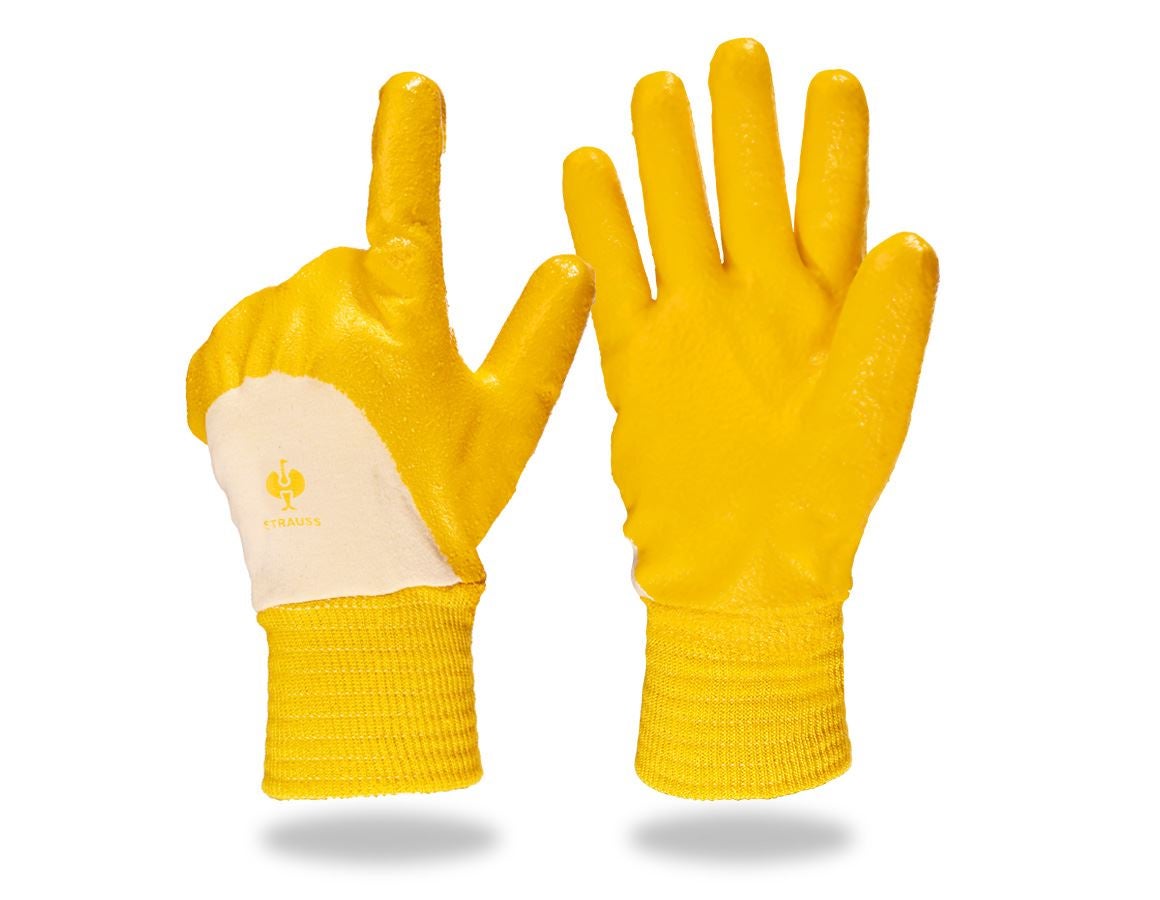 Coated: Nitrile winter gloves Monza