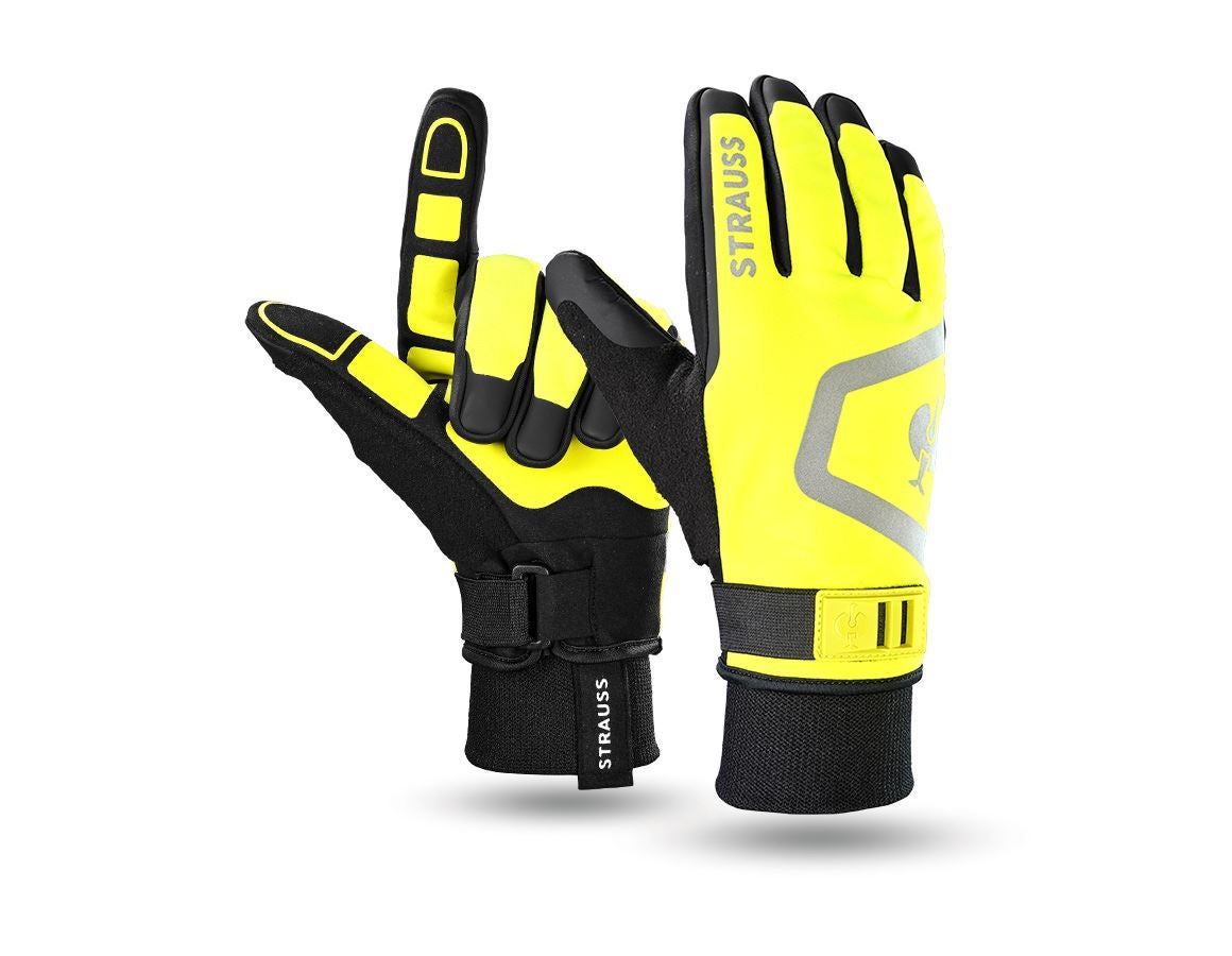 Topics: Gloves e.s.trail winter + black/acid yellow