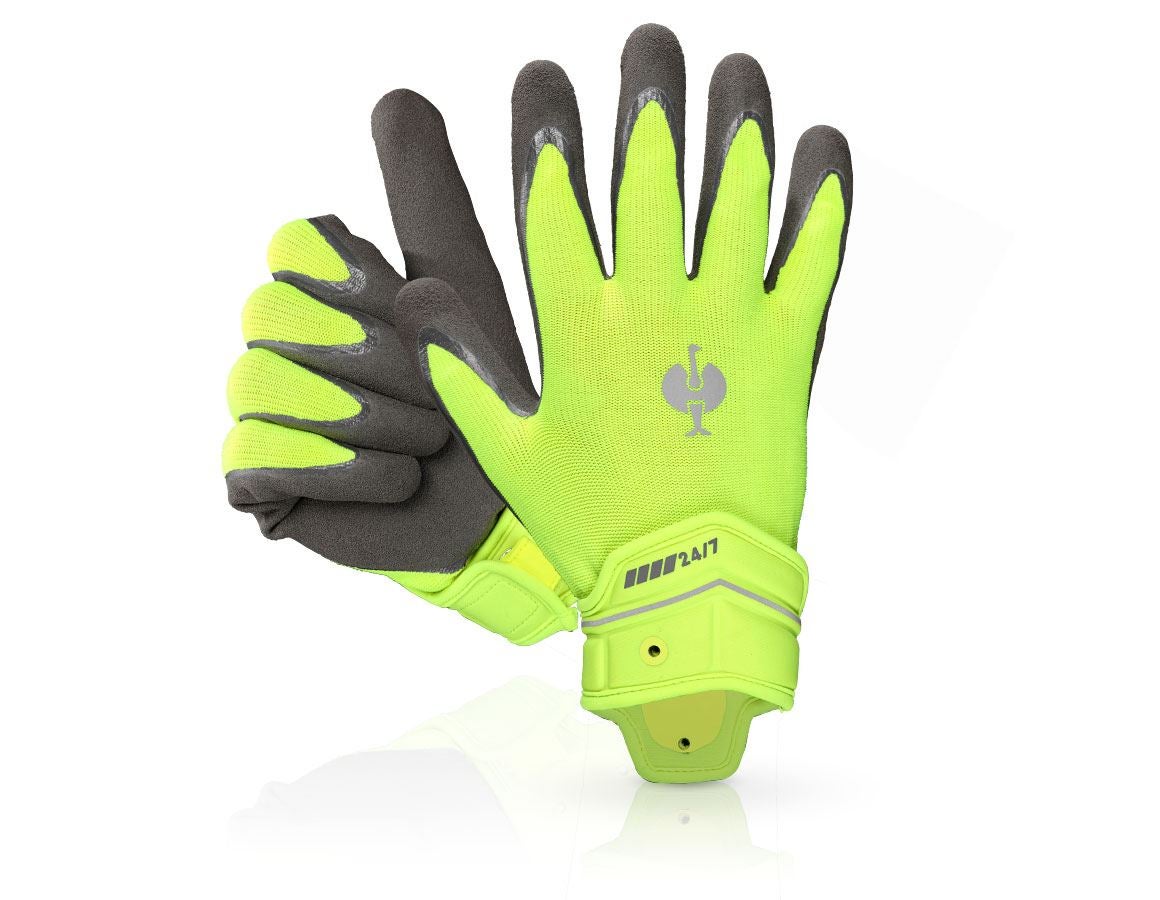 Personal Protection: Hybrid gloves e.s.motion 24/7 + high-vis yellow/anthracite