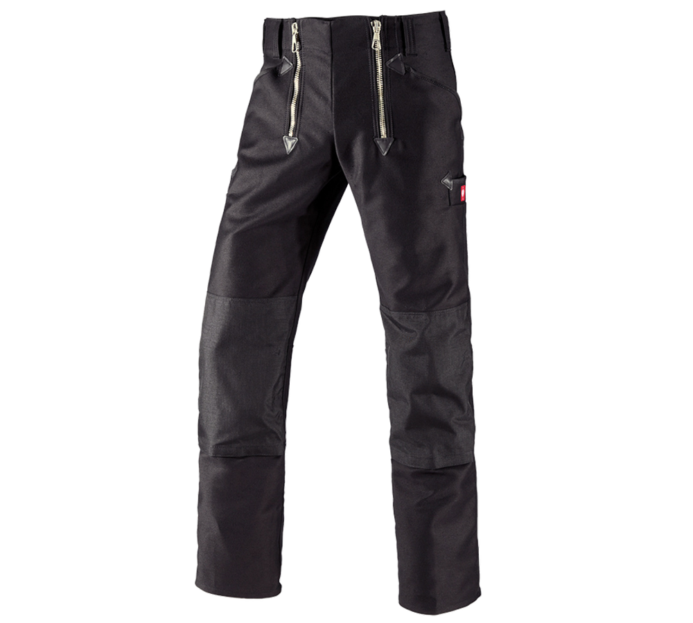 Roofer / Crafts: e.s. Craftman's Work Trousers Cordura with Stretch + black