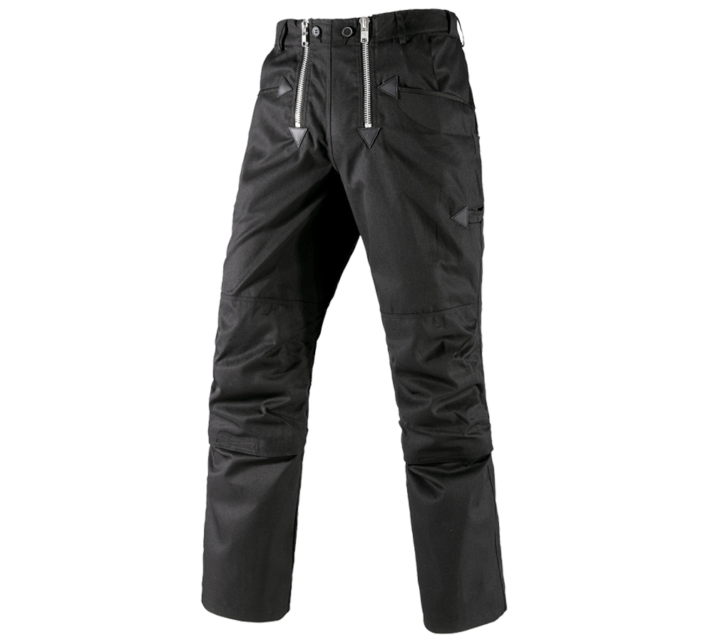 Work Trousers: Zip-Off Craftsman's Work Trousers e.s.active + black