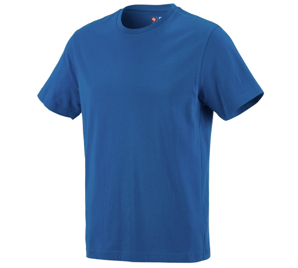T-Shirts, Pullover & Skjorter: e.s. T-Shirt cotton + ensianblå