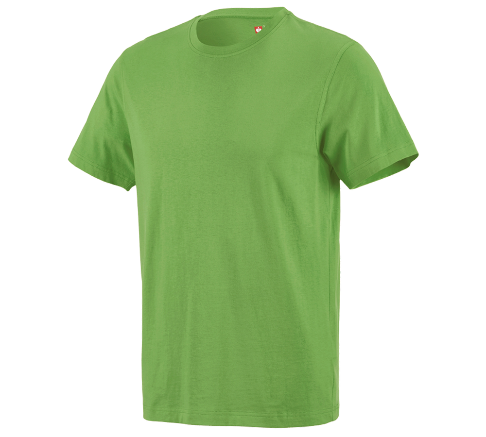 T-Shirts, Pullover & Skjorter: e.s. T-Shirt cotton + havgrøn