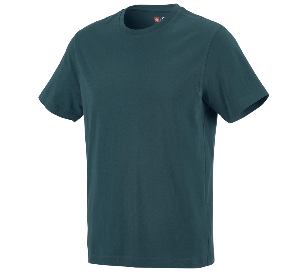 T-Shirts, Pullover & Skjorter: e.s. T-Shirt cotton + havblå