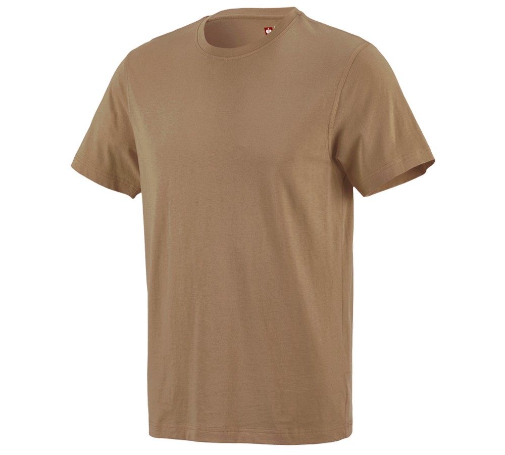 T-Shirts, Pullover & Skjorter: e.s. T-Shirt cotton + kaki