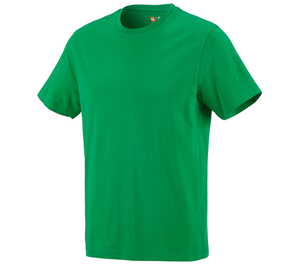 T-Shirts, Pullover & Skjorter: e.s. T-Shirt cotton + græsgrøn