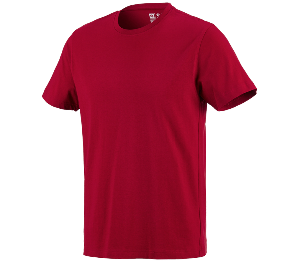 T-Shirts, Pullover & Skjorter: e.s. T-Shirt cotton + rød