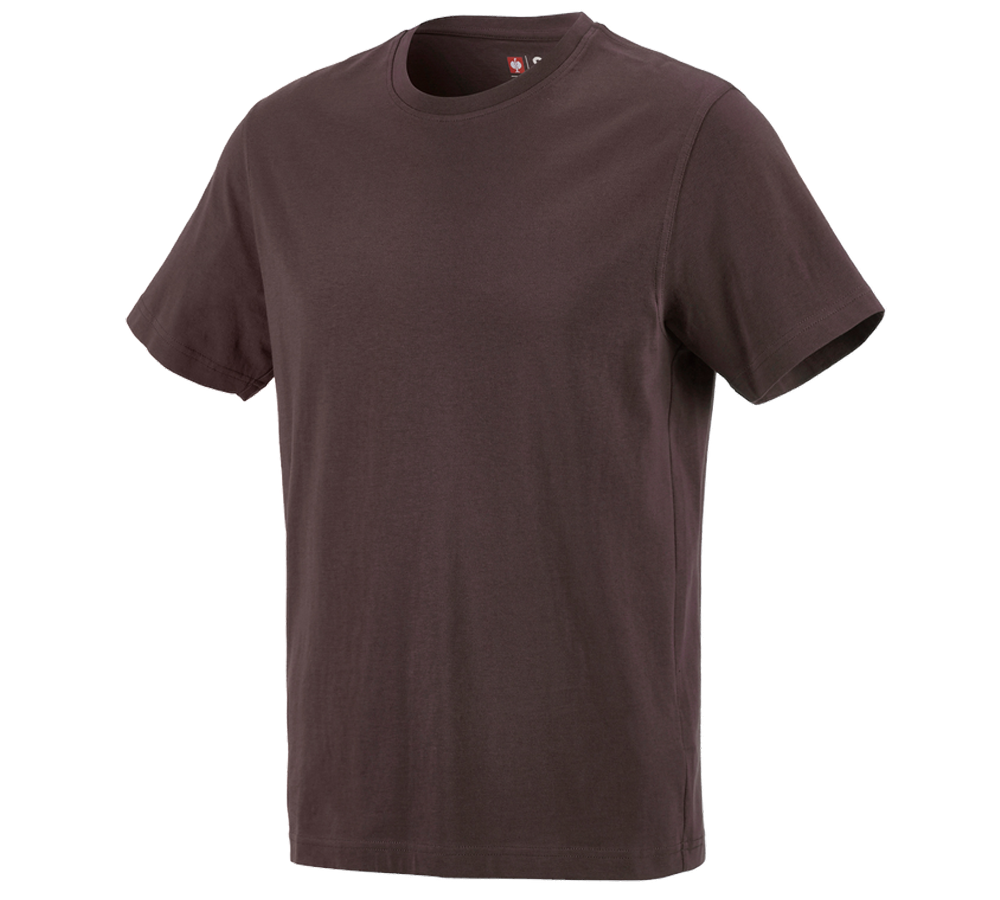 T-Shirts, Pullover & Skjorter: e.s. T-Shirt cotton + brun