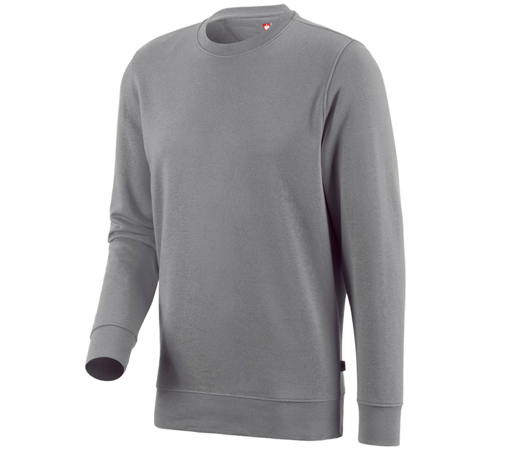 T-Shirts, Pullover & Skjorter: e.s. Sweatshirt poly cotton + platin