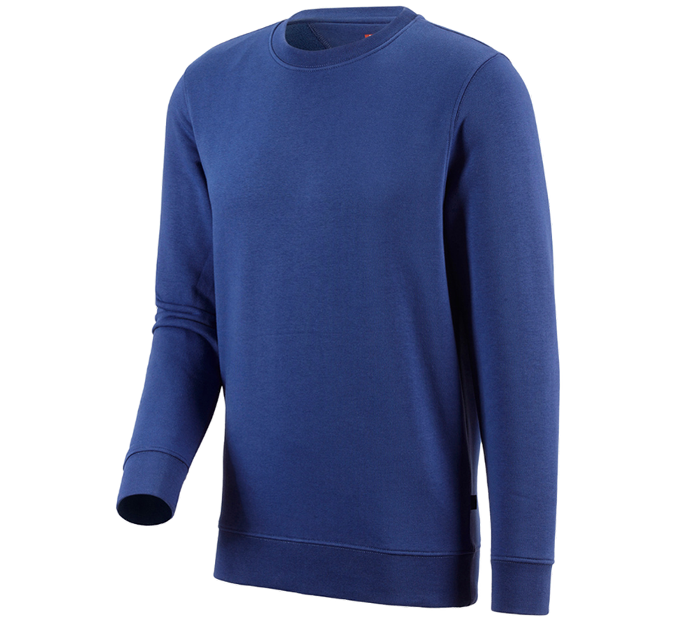 Emner: e.s. Sweatshirt poly cotton + kornblå