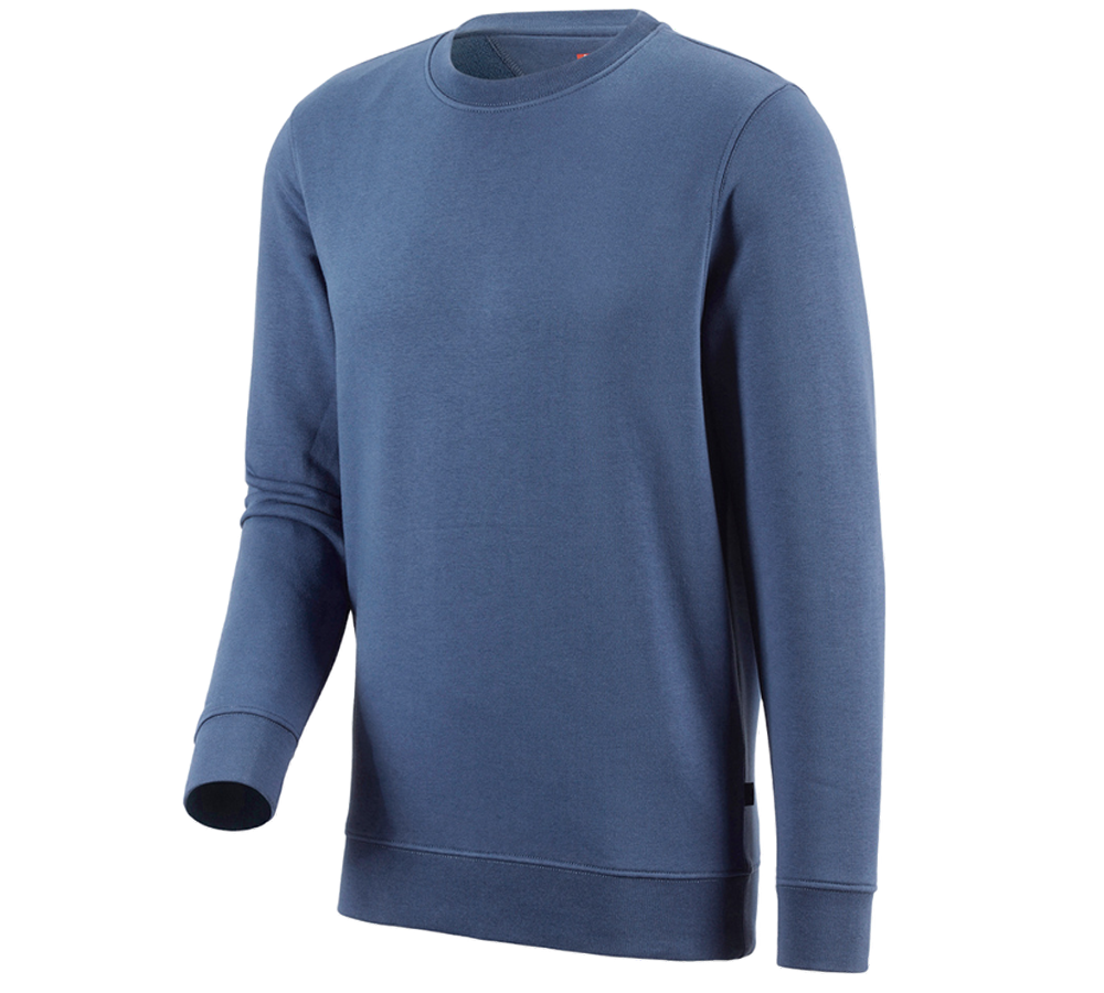 T-Shirts, Pullover & Skjorter: e.s. Sweatshirt poly cotton + kobolt