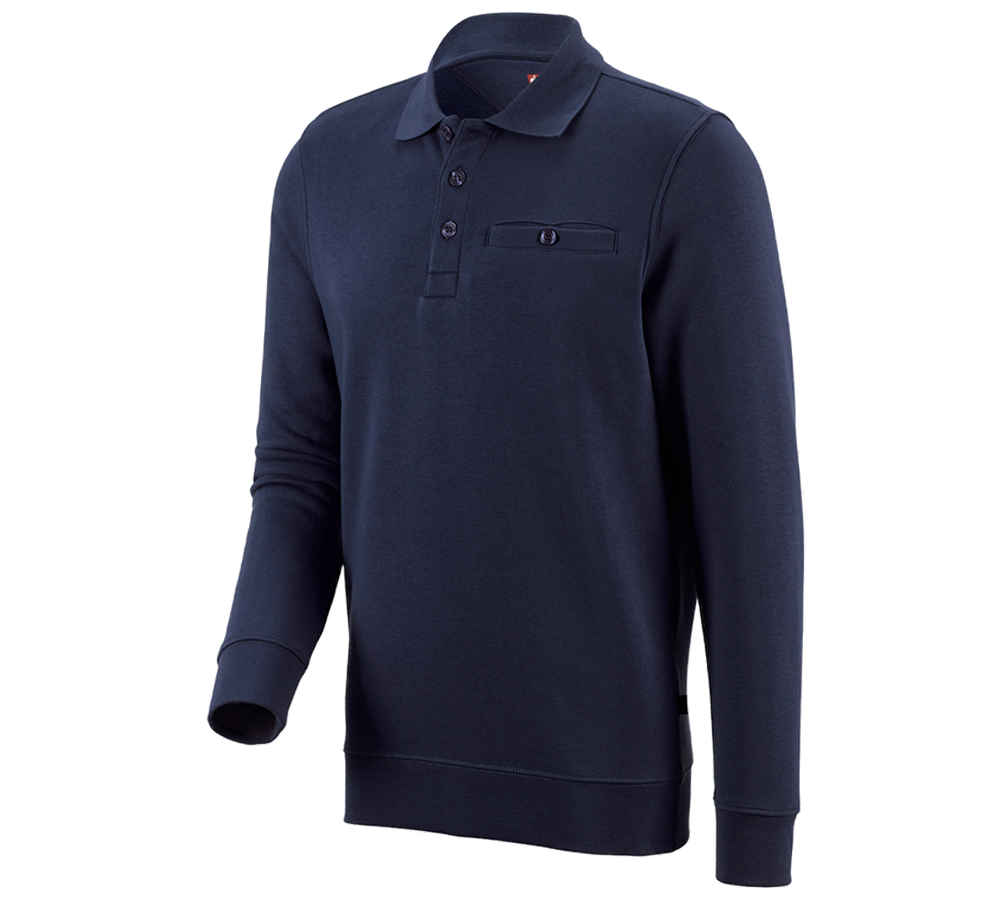 Emner: e.s. Sweatshirt poly cotton Pocket + mørkeblå